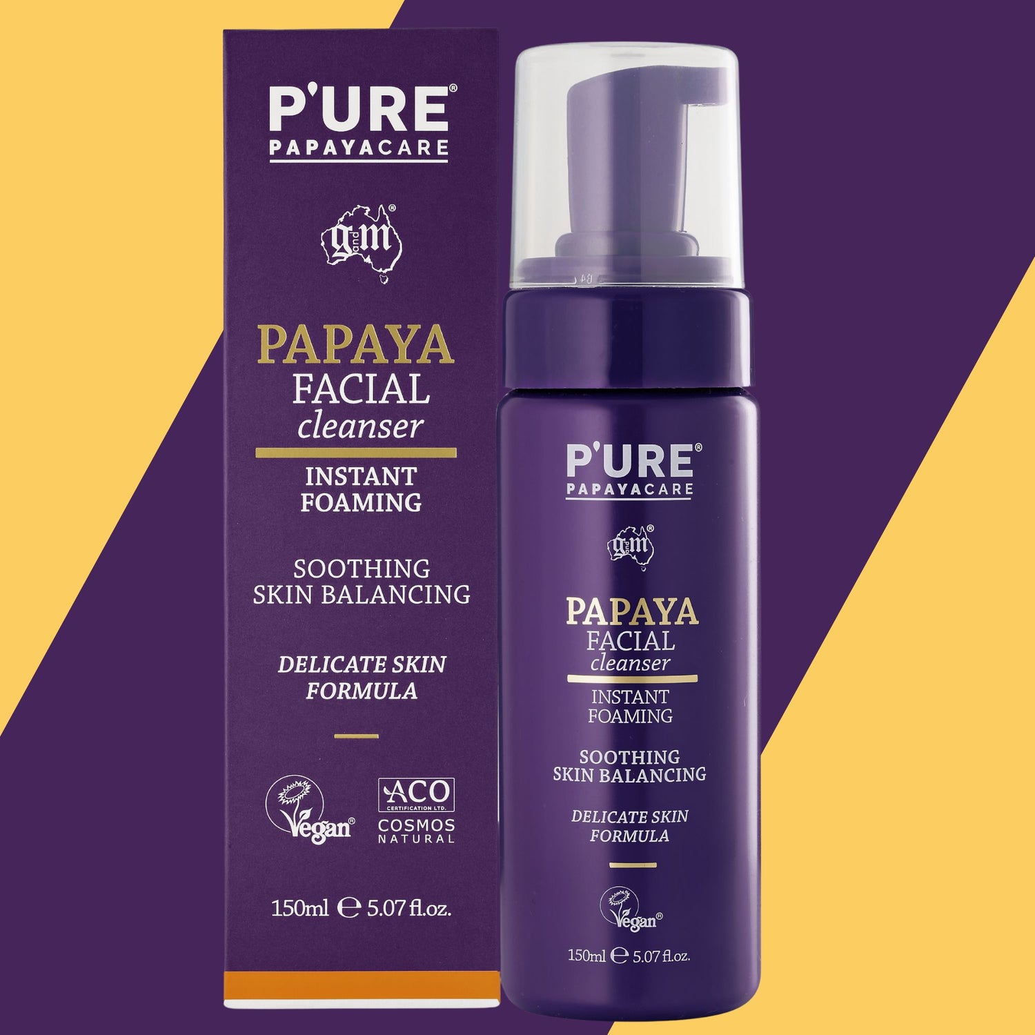 P’URE Papayacare natural eczema and dry skin care range UK