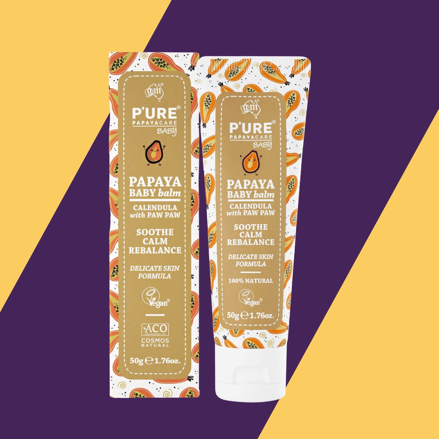 P’URE Papayacare natural eczema and dry skin care range UK